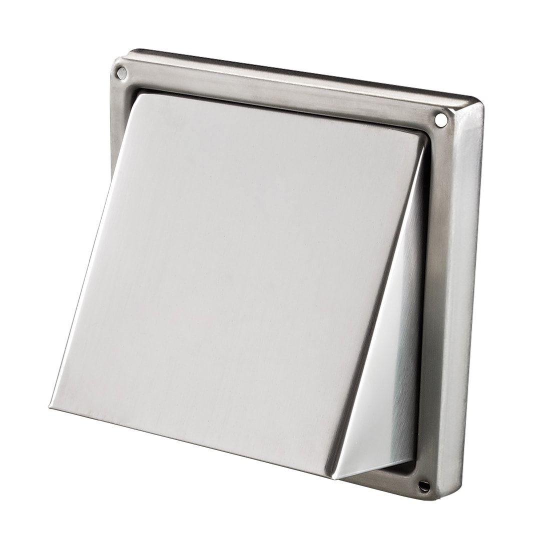 Overdrukrooster met Gevelkap 150mm - Zwart - RVS - AIRACE