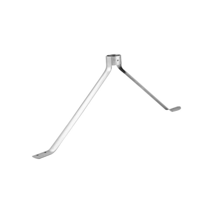 Stokhouder Ø30 mm 19 cm hoog metaal