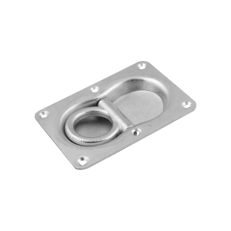 Vloerring wegklapbaar dubbel 125x150 mm