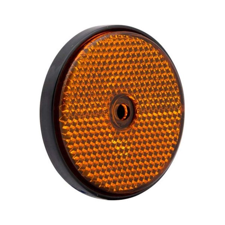 Reflector oranje rond 60 mm