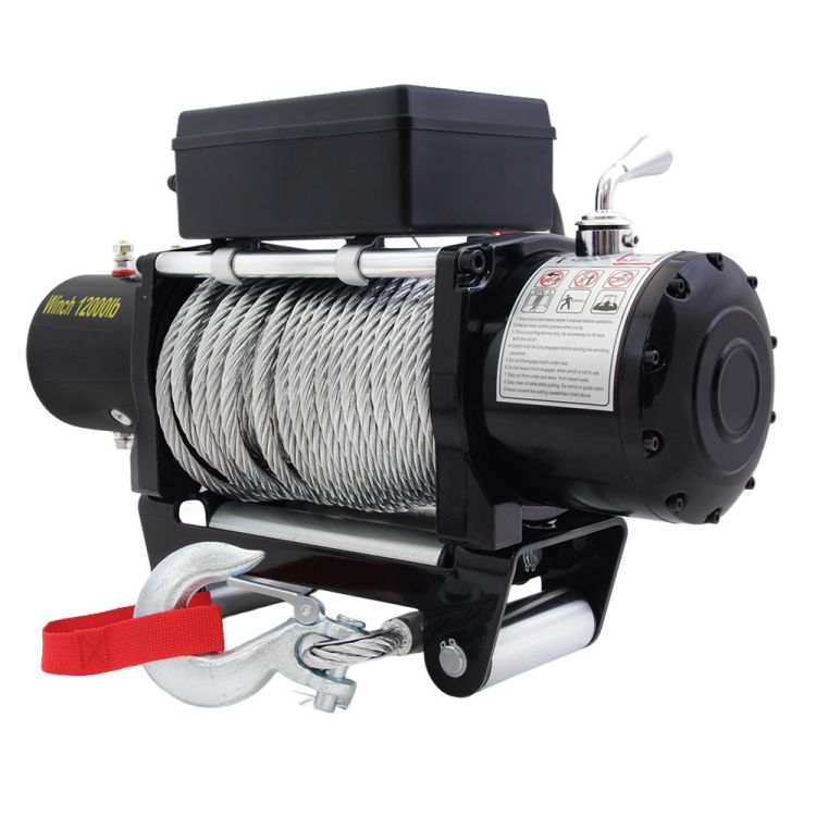 Lier elektrisch 12V - 5454 kg - incl. handbediening