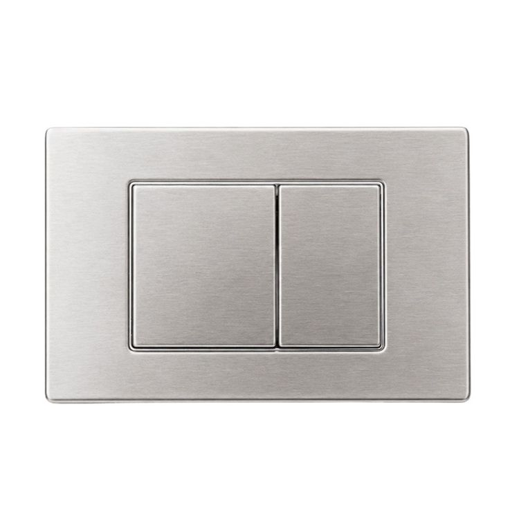 Bedieningspaneel SQ - RVS - voor Geberit Duofix UP320 UP720 - WAHLBACH