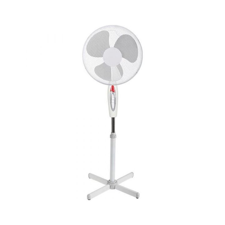 Ventilator op statief 128 cm wit