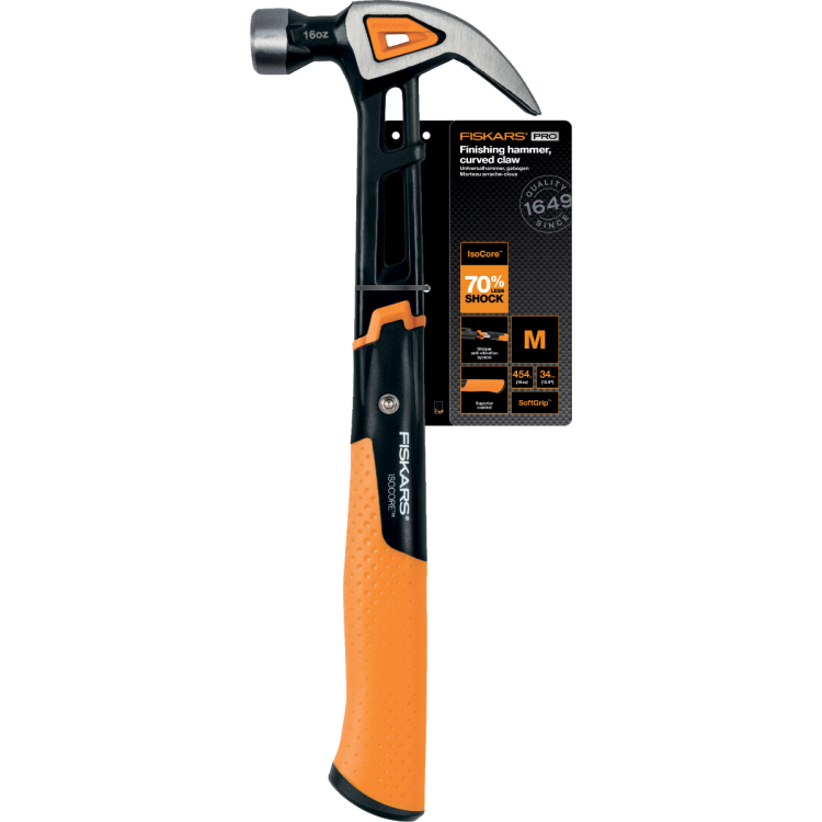 IsoCore Klauwhamer M - gebogen - FISKARS