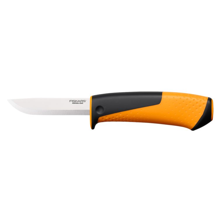 Universeel mes met slijper (oranje) - FISKARS