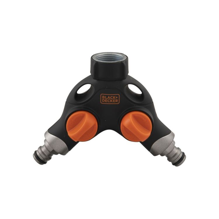 2-weg waterverdeler kraanstuk met waterstop - BLACK+DECKER
