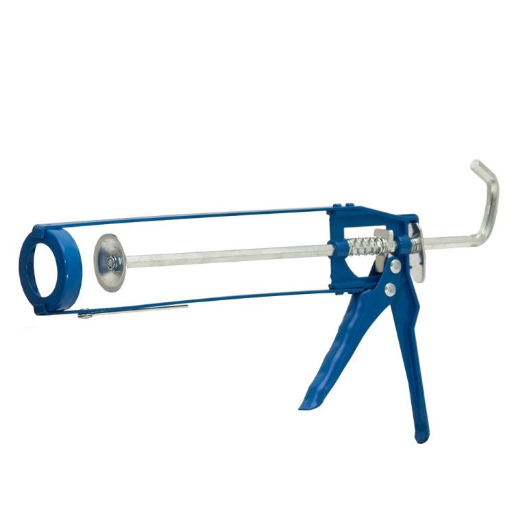 Kitspuit metaal blauw 310 mm