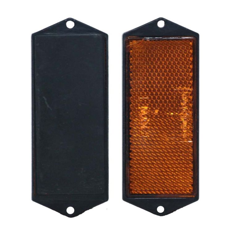 Reflector rechthoek oranje schroef set van 2 stuks - TRAILERGEAR
