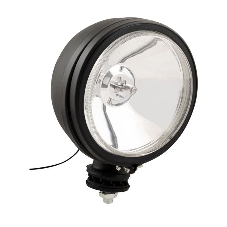 Koplamp H3 verstraler zwart 150 mm 12V - TRAILERGEAR