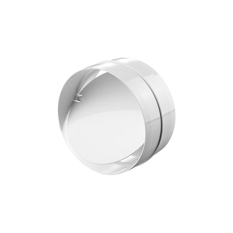 Ventilatiebuis ø125 mm buisverbinder met terugslagklep