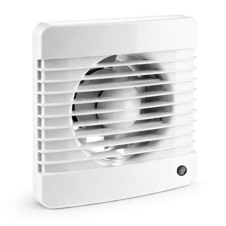 Badkamer ventilator 12V - aan/uit 125 mm Basic