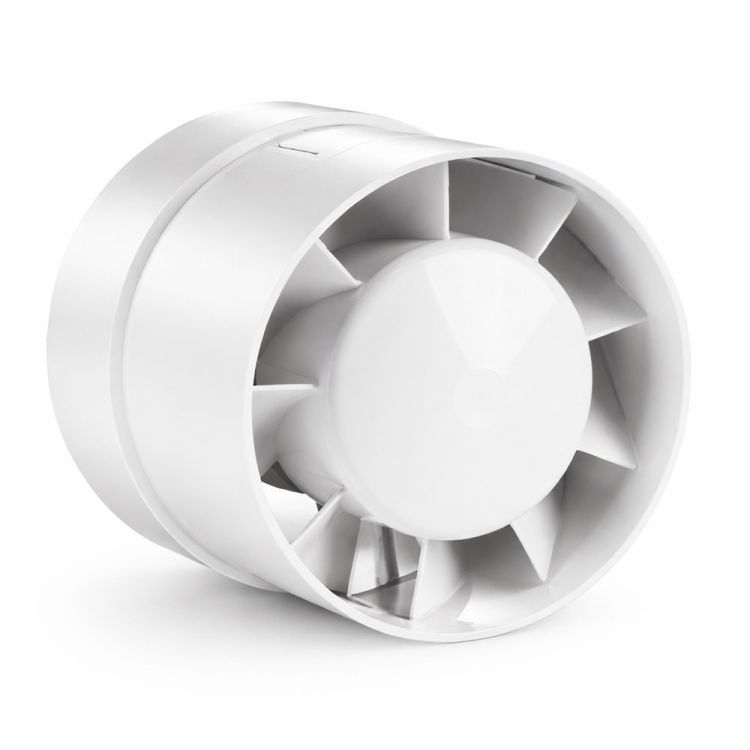 Buisventilator ø125 mm wit Basic