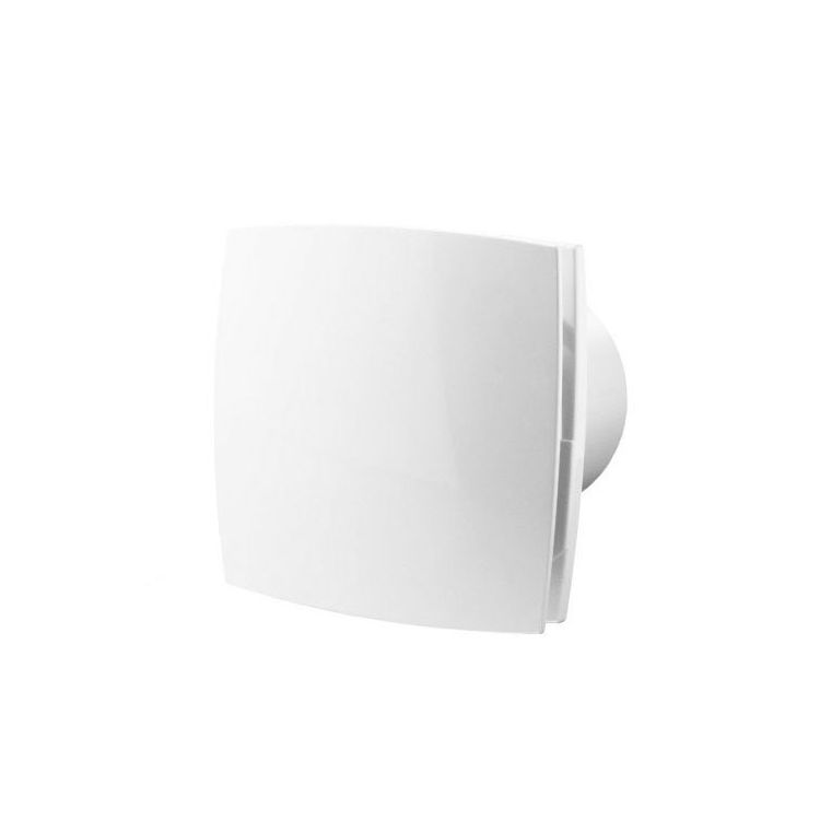 Badkamer ventilator vochtsensor/timer Ø150 mm wit Silent PRO