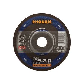 Doorslijpschijf metaal Ø125 x 3 mm ALPHAline KSM - RHODIUS
