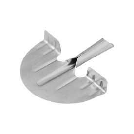 Losse kantafsteker 21,5 cm verzinkt staal