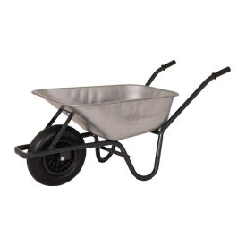 Kruiwagen gegalvaniseerde bak 85 liter