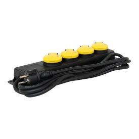 Contactdoos 4-voudig voor buiten 3 meter snoer