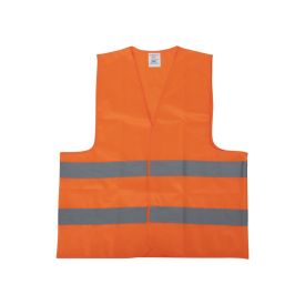 Oranje veiligheidsvest met reflectie