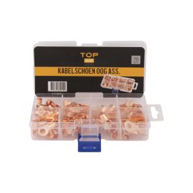 Kabelschoen oog assortiment 70-delig TOPGEAR