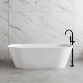 Zelda II Vrijstaand bad 170x80 cm mat wit ovaal - WAHLBACH