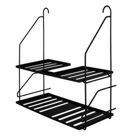 Storage rack for utility sink