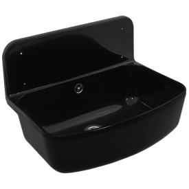 Utility sink PP black 49 cm