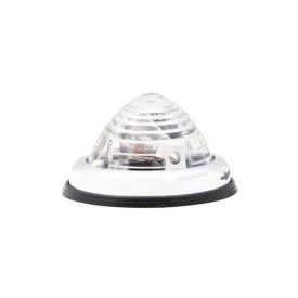 Positielamp wit met chroom rond 70 mm