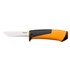 Universal knife with sharpener (orange) - FISKARS