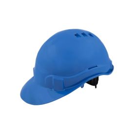 Veiligheidshelm blauw - textiel binnenwerk met zweetband