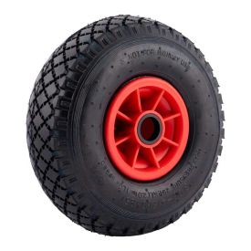 Steekwagenwiel 3.00-4 anti-lek (260x85) naafgat Ø25 mm