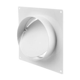 Ventilatiebuis muuraansluiting met terugslagklep ø125 mm