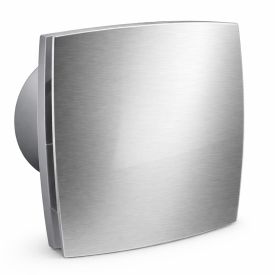 Badkamer ventilator vochtsensor/timer ø150 mm aluminium Silent