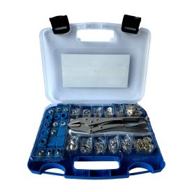 Oogjes en kliksluitingen + griptang assortimentsdoos 275-delig - TOPGEAR