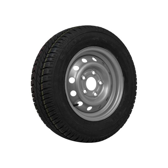 Compleet aanhanger wiel 175/70 R13 steek 5x112 coverband