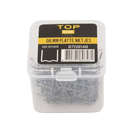 Platte nietjes (0.8 mm) voor kunststof laspistool - TOPGEAR