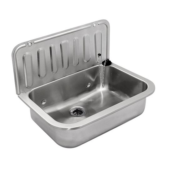 Utility sink stainless steel 49 -5 cm