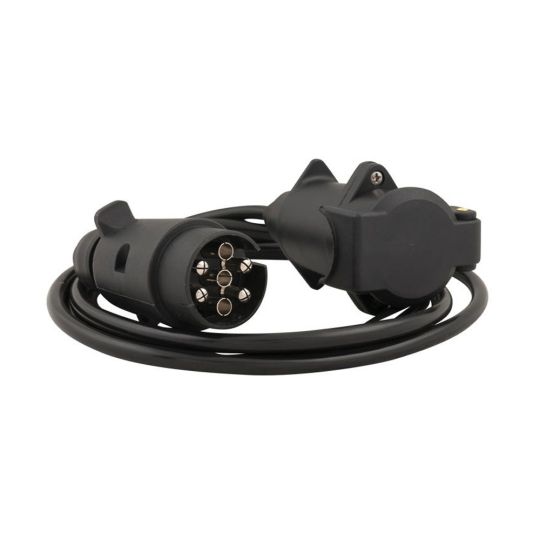 Verlengkabel 7-polig stekker/contra 2 meter