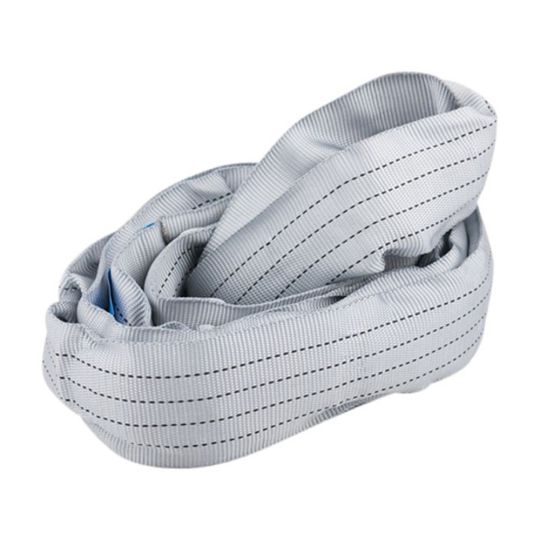 Rondstrop 4 ton, grijs, 1.5 meter, eindloze hijsband - TRAILERGEAR 