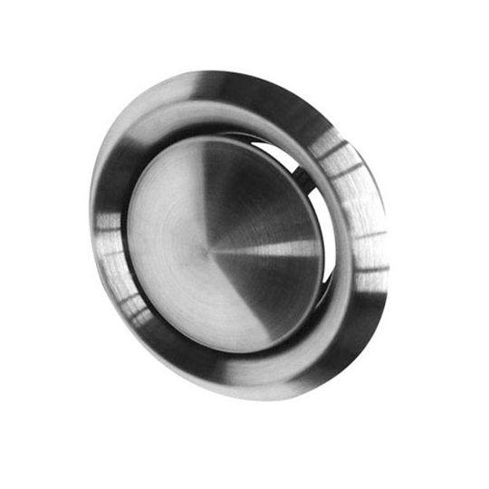 Afzuigventiel RVS Ø100 mm