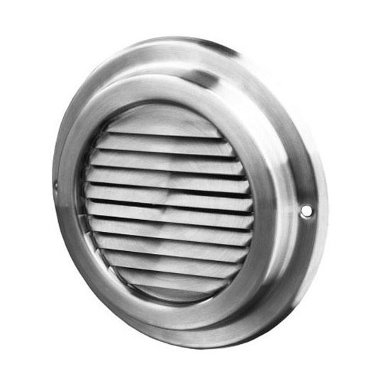 Ventilatierooster rond RVS Ø150 mm