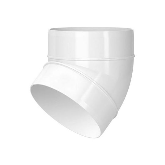 Ventilatiebuis ø100 mm bocht 45°