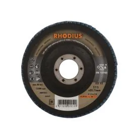 Lamellenschijf 115 mm K40 per stuk - RHODIUS