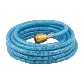Compressor slang 10 meter Ø9 mm 15 bar gewapend + euro koppeling