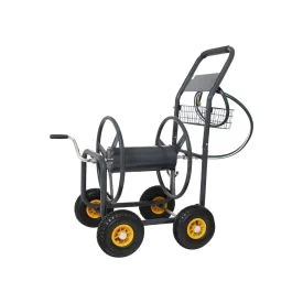Haspelwagen voor tuinslang met 4 wielen