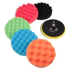 Set van polijstschijven Ã˜ 15 cm 7-delig