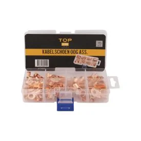 Kabelschoen oog assortiment 70-delig TOPGEAR
