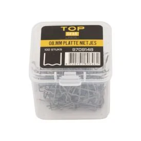 Platte nietjes (0.8 mm) voor kunststof laspistool - TOPGEAR