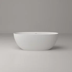 Vrijstaand bad 170 cm wit - solid surface - Wahlbach