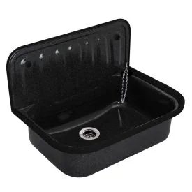 Utility sink granite-look 49 -5 cm