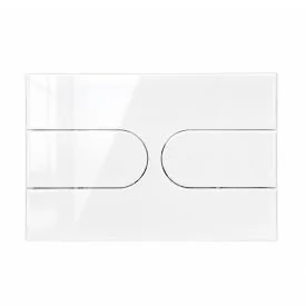 Bedieningspaneel RD - glas - wit - voor Geberit Duofix UP320 UP720 - WAHLBACH
